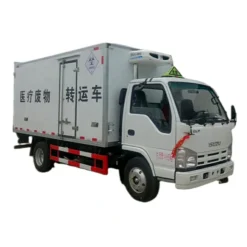 ISUZU ELF 4 meters long box medical waste disposal truck