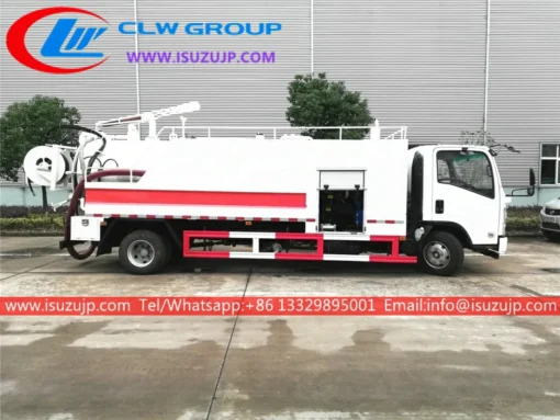 ISUZU ELF 5000L high pressure cleaning vehicle