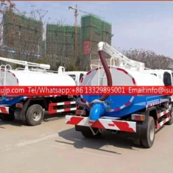ISUZU ELF 6 ton septic tanker truck for sale