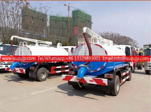 ISUZU ELF 6톤 정화조 트럭 판매