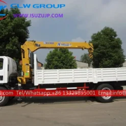 ISUZU ELF 6.3 ton basket crane truck