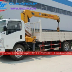 ISUZU ELF 6.3 ton crane lift truck