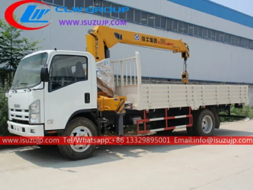 ISUZU ELF 6.3 ton crane lift truck