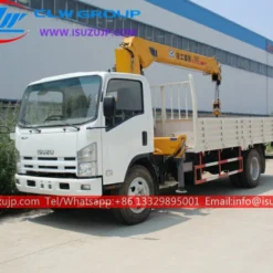 ISUZU ELF 6.3 ton truck mobile crane