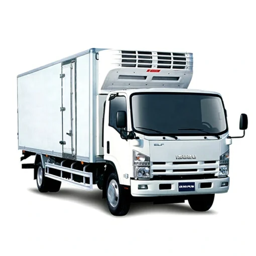 Venda ISUZU ELF camiões de alimentos congelados com entrega refrigerada de 8 ton