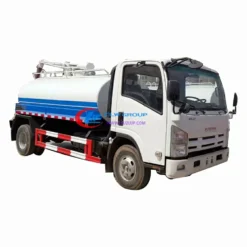 ISUZU ELF 8000liters toilet vacuum truck for sale