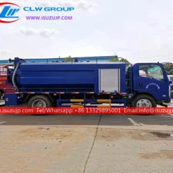 ISUZU ELF 8cbm combination jetting vacuum truck