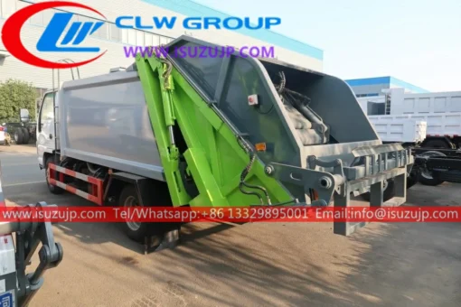 ISUZU ELF Maliit na 3 toneladang bin lorry compactor