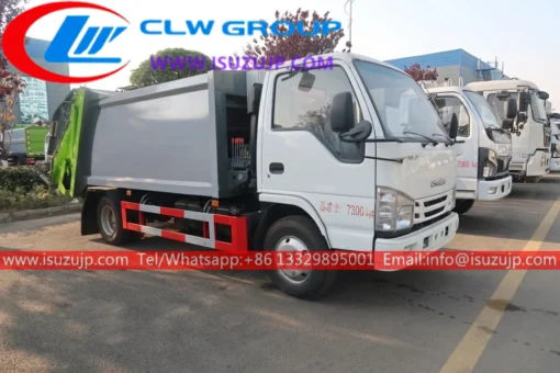 ISUZU ELF Piccolo camion della spazzatura compattatore da 3 tonnellate