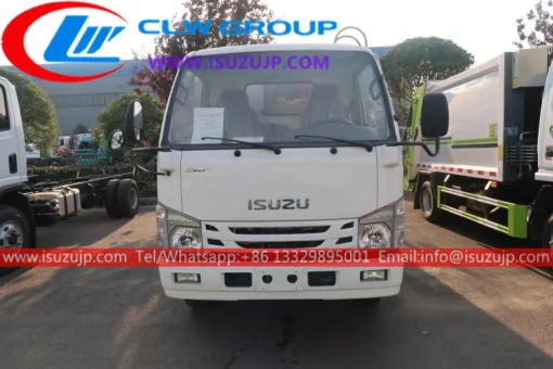 ISUZU ELF Pequeño vehículo compactador de basura de 3 toneladas