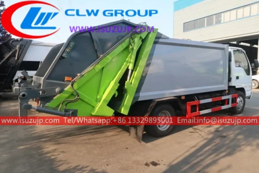 ISUZU ELF Pequeño camión de compresión de basura de 3 toneladas
