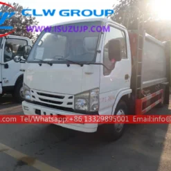 ISUZU ELF Small 3 ton rubbish compactor truck