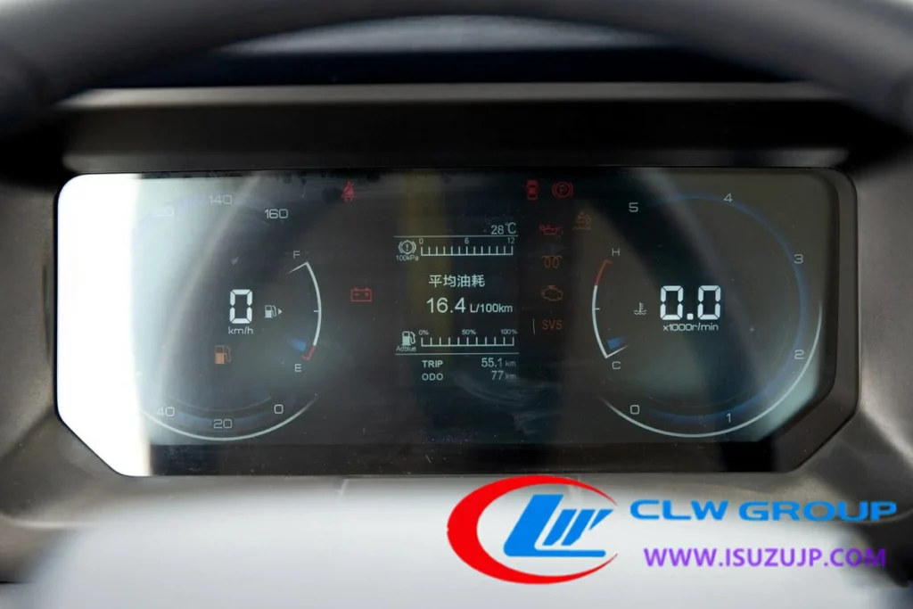 ISUZU ES7 small cargo trucks LCD dashboard