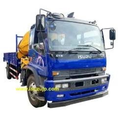 ISUZU FTR 10 ton hydraulic foldable crane truck