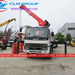 ISUZU FTR 10 ton sany palfinger telescopic boom truck