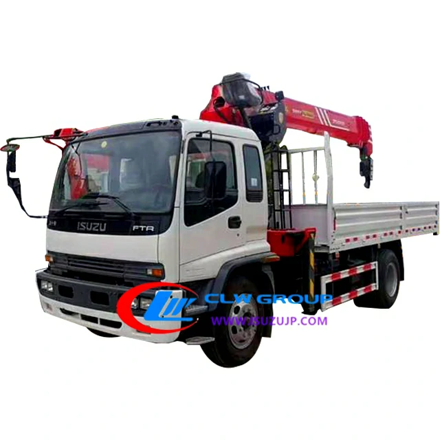 ISUZU FTR 10 ton sany palfinger truck mounted crane