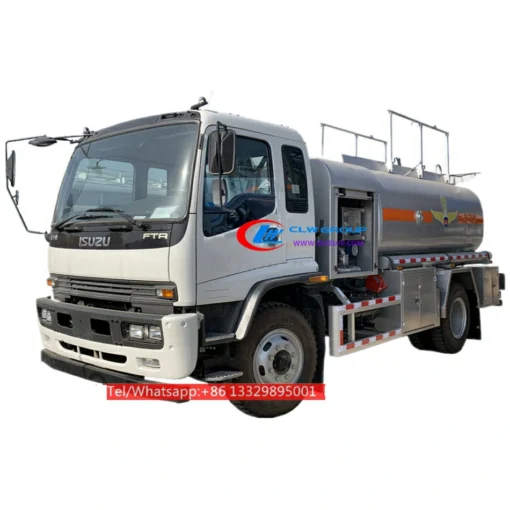 ISUZU FTR 12000L 항공 연료 바우저 트럭
