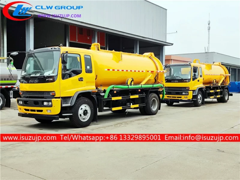 ISUZU FTR 12000L sewage drainage truck