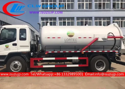 ISUZU FTR 12000liters sewage truck for sale