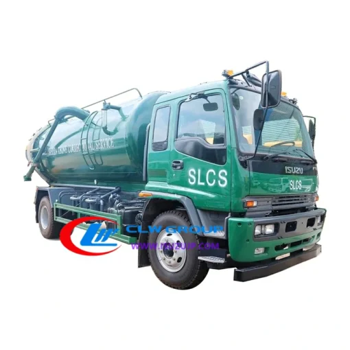 ISUZU FTR 12cbm sewage suction tanker truck