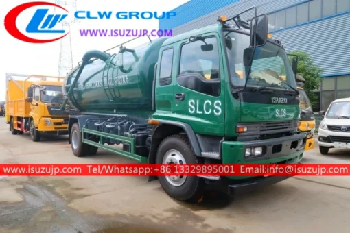 ISUZU FTR 12cbm सीवेज वॉटर टैंकर