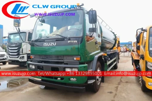 Camion aspirapolvere per fognatura ISUZU FTR 12cbm