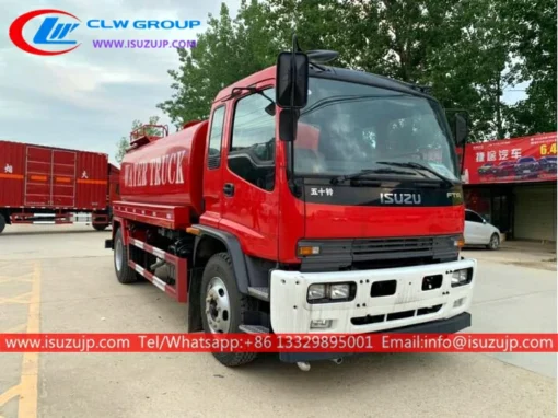 ISUZU FTR 12m3 पानी की टंकी ट्रक केन्या में बिक्री के लिए