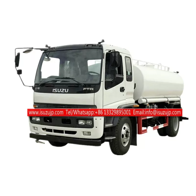 ISUZU FTR 3000 gallon diesel water tanker truck