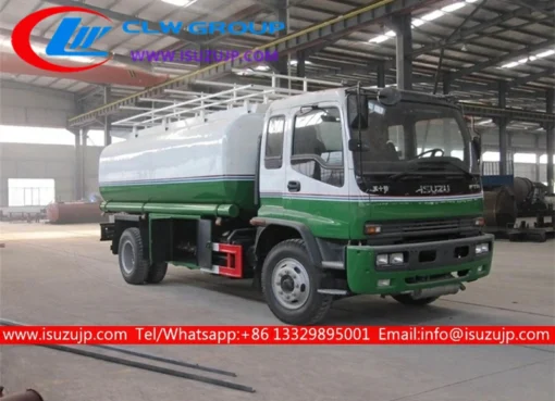 Caminhão de lubrificação de combustível ISUZU FTR 3000 galões para venda