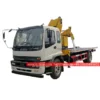 ISUZU FTR 8 ton platform wrecker tow truck crane