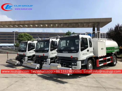 ISUZU FTR gari la kusafisha barabara la tani 8