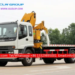ISUZU FTR 8000kg wrecker tow truck mounted crane
