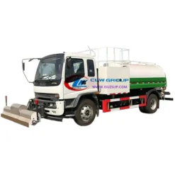 ISUZU FTR 8000liters ဖိအားမြင့်သန့်ရှင်းရေးသုံးထရပ်ကား