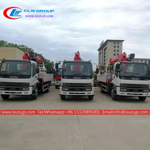 ISUZU FTR 8mt crane truck for sale