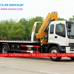 크레인이 장착된 ISUZU FTR 8mt 견인차