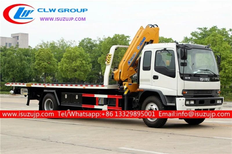 ISUZU FTR 8mt tow truck with crane