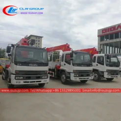 ISUZU FTR 8t truk dipasang derek