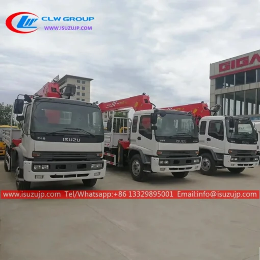 ISUZU FTR 8t รถบรรทุกติดเครน