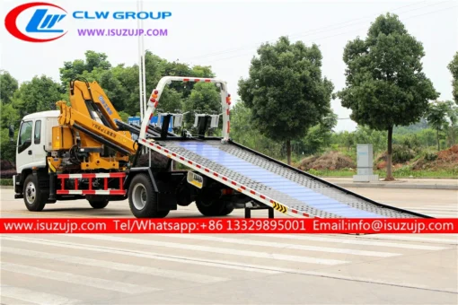 ISUZU FTR rotator boom crane wrecker