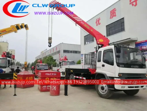 ISUZU FTR sany palfinger crane truck 10 ton