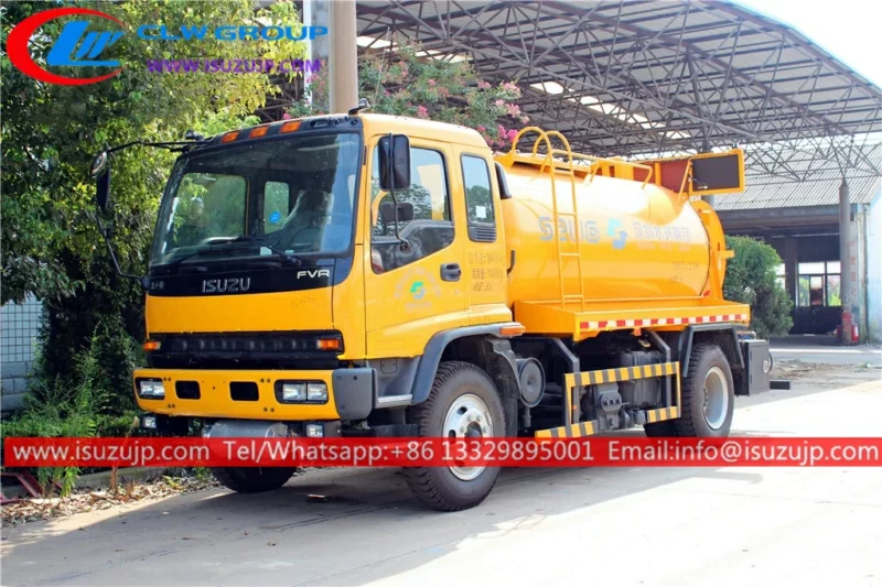 ISUZU FVR 10000liters sewer flushing truck