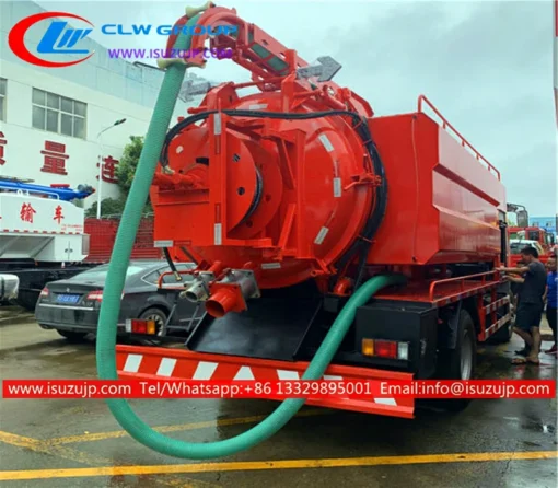 Ang ISUZU FVR 12 cubic meter ay pinagsama jetting truck