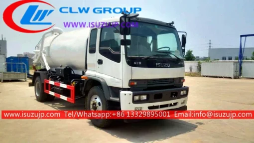 ISUZU FVR 12000L sewage tanker