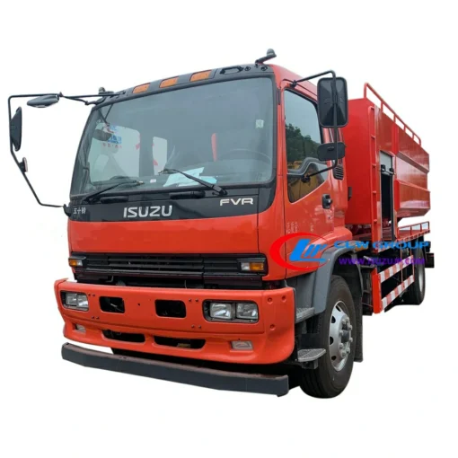 ISUZU FVR 12000liters jetting camion nettoyeur d'eaux usées