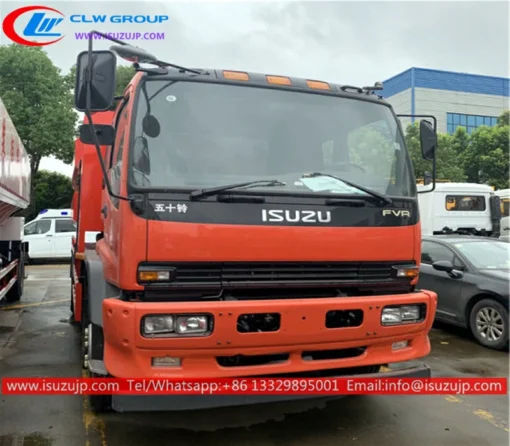 ISUZU FVR 12cbm mfereji wa maji machafu unapita