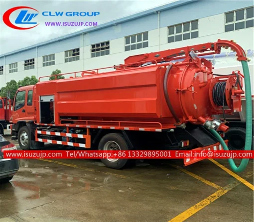 ISUZU FVR 12 toneladang sewage jetting truck