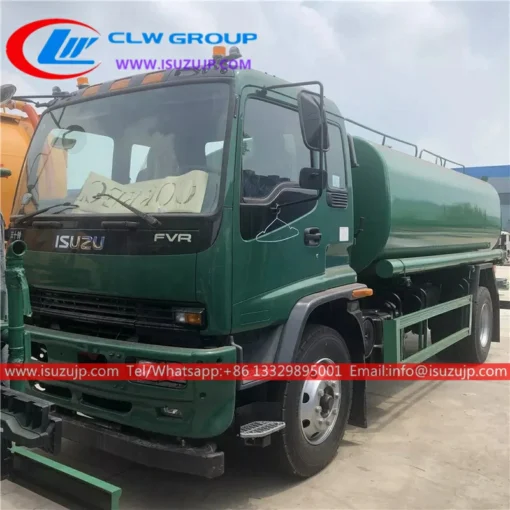 Citerne d'eau potable ISUZU FVR 15000 litres