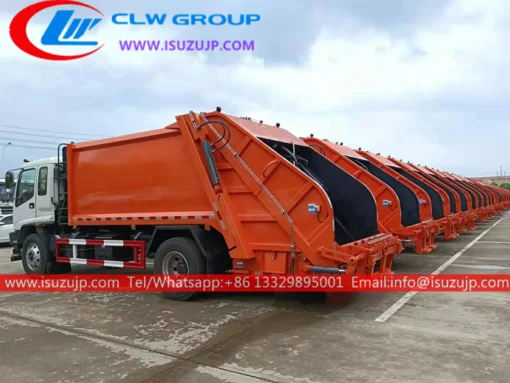 ISUZU FVR 15m3 rear loader garbage truck