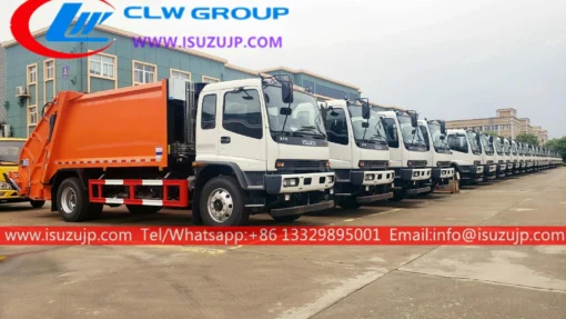 Caminhões de gerenciamento de resíduos ISUZU FVR 15m3