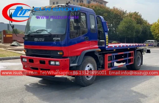 Caminhão de reboque de plataforma plana ISUZU FVR 8t-10 ton